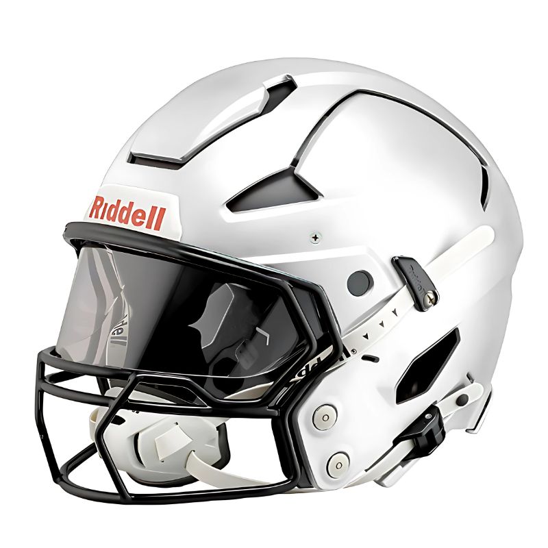 White Riddell Riddell Axiom Helmets Standard 7 White