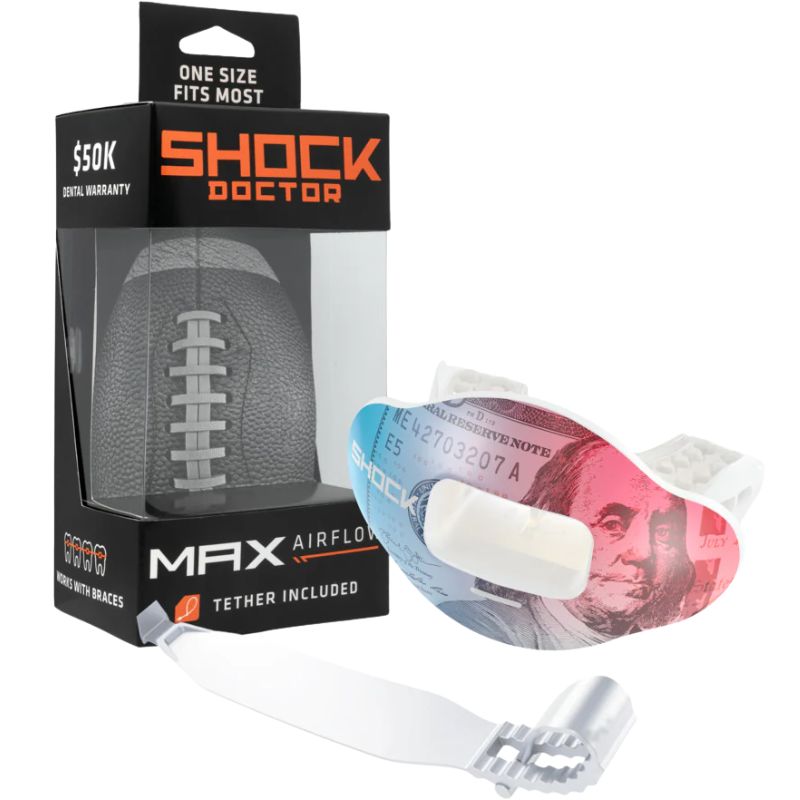 Shock Doctor Max AirFlow Lip Guard American Football Mouthguards
