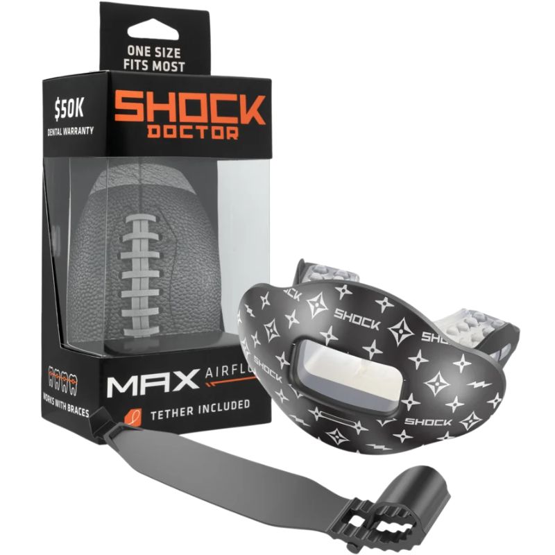 Shock Doctor Max AirFlow Lip Guard Print Lux Black