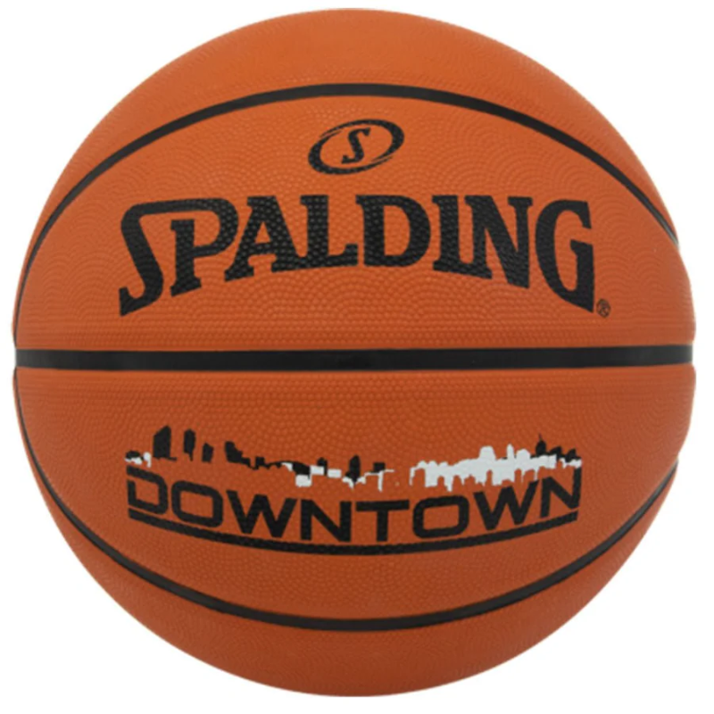Spalding Downtown Size 7 Rubber Basketball