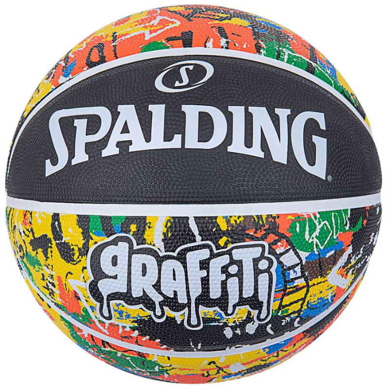 Spalding Rainbow Graffiti Size 7 Rubber Basketball