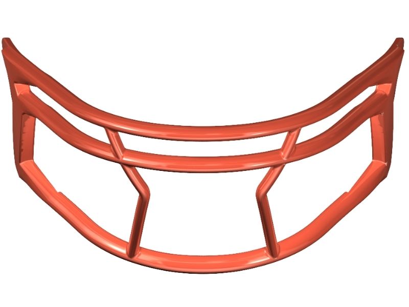Riddell Axiom Mask 2B-HP-S Color Orange