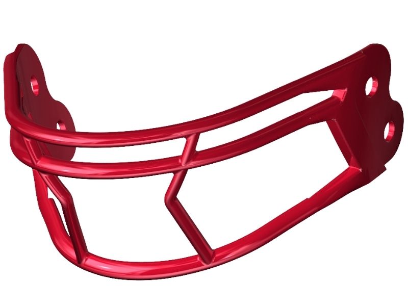 Riddell Axiom Mask 2B-HP-S Color Scarlet