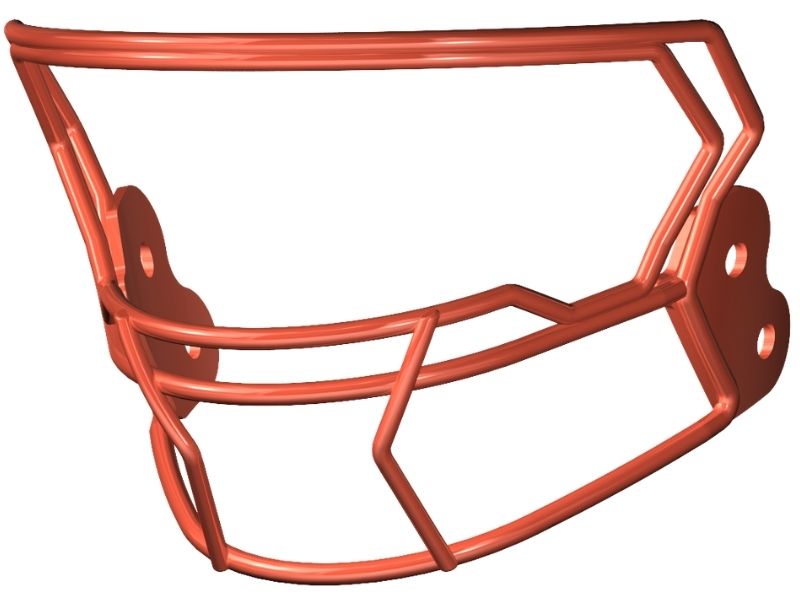 Riddell Axiom Mask W-2B-HP-S Color Orange