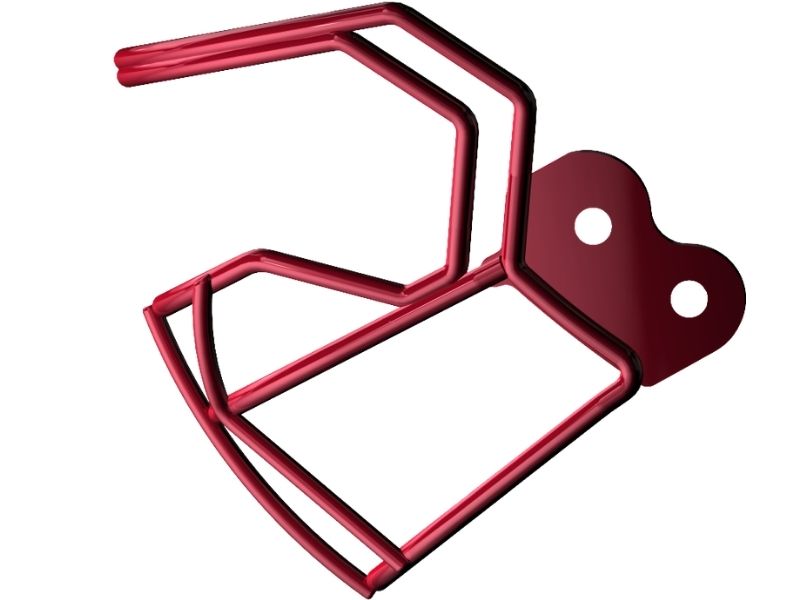 Riddell Axiom Mask W-2BC-HP-S Color Scarlet