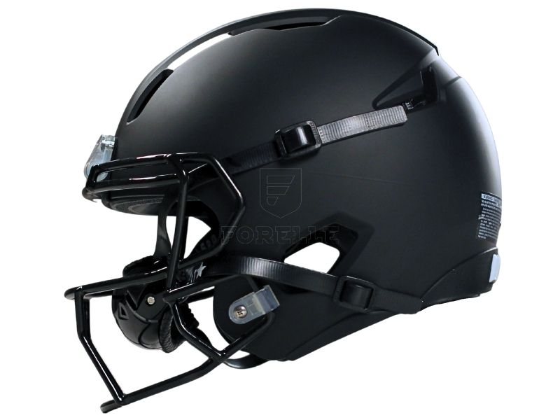 black football helmet side ASU Blackout Speed Authentic The LIGHT LS2 Composite Varsity Football Helmet delivers all Light Apache Helmets - Painted