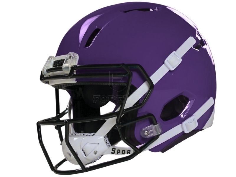f7 football helmet purple 2.0 COLLEGIATE w/ Attached Carbon Steel Guard and S OneTEAM Sports it pairs the best performance Vikings WR Justin Jefferson is
