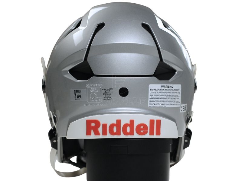 Riddell Axiom Helmets Painted 7 1/2 Bay Silver
