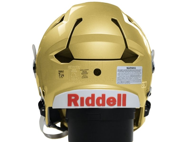 Riddell Axiom Helmets Painted 7 1/4 Vegas Gold