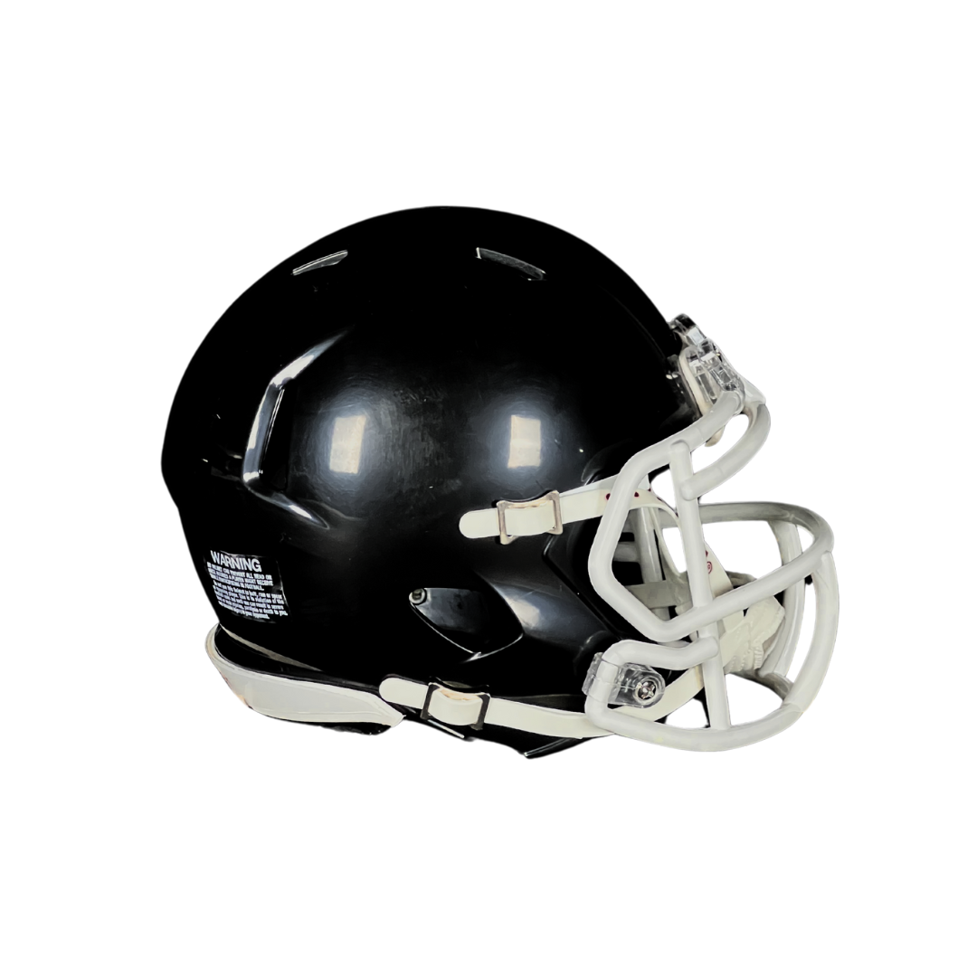 Riddell Custom Mini Helmet Color Black/White