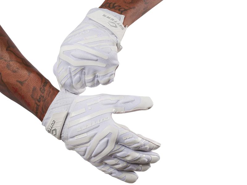 Cutters CG10840 Gamer 6.0 Padded Receiver Gloves XXL White