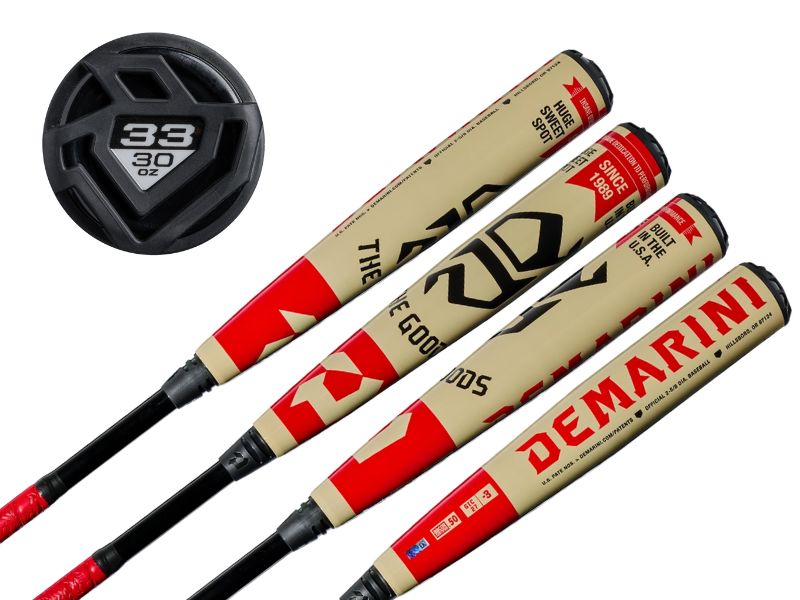 DeMarini WBD2703010 The Goods (-3) BBCOR 2027 32,5 inch Size