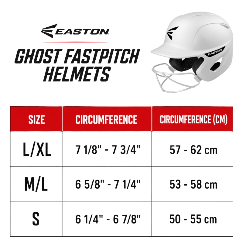 Easton Ghost Fastpitch Softball Batting Helmet w/Mask for Women | L/XL Royal