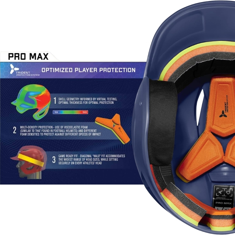 Easton PMXLX Pro Max Batting Helmet L/XL Navy