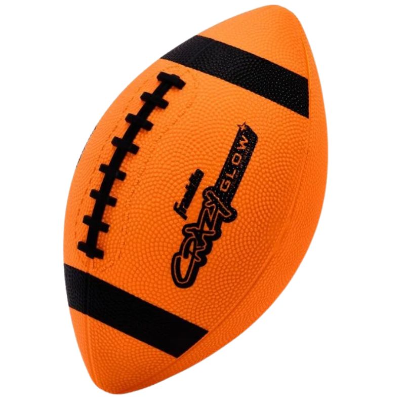 Franklin Crazy Glow Led LIght Up Rub Football - Junior