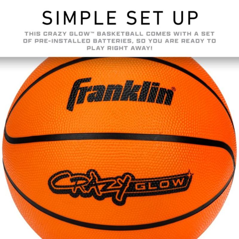 Franklin Crazy Glow Led Light Up Rub B-Ball - B7 Official