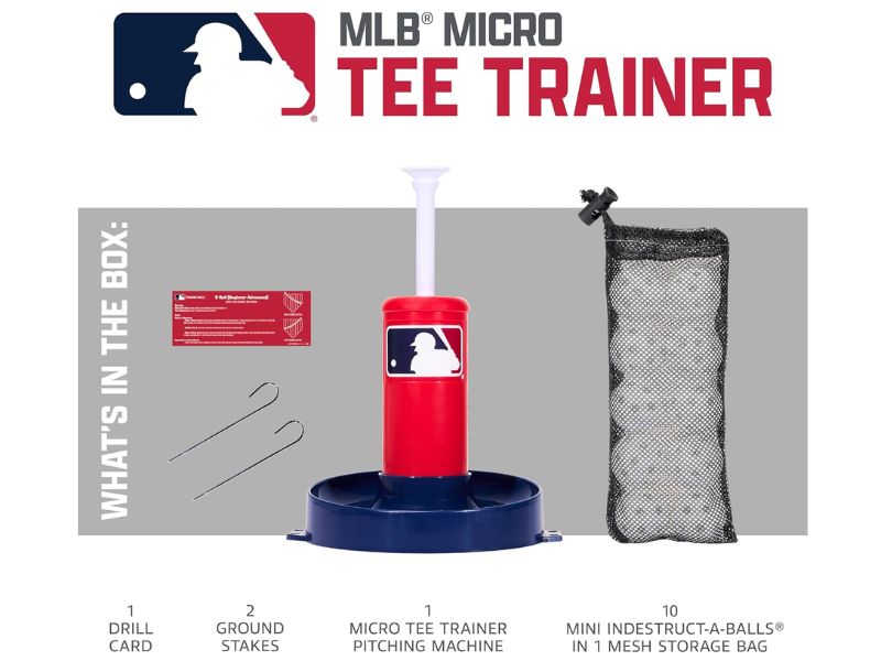 Franklin MLB Micro Tee Trainer Youth Pithcing Machine