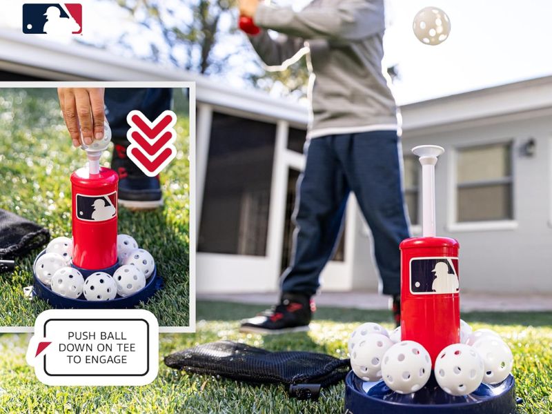 Franklin MLB Micro Tee Trainer Youth Pithcing Machine