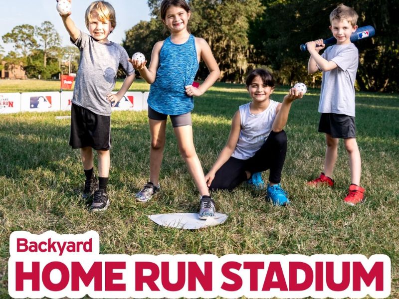 Franklin MLB Youth Backyard Home Run Stadium