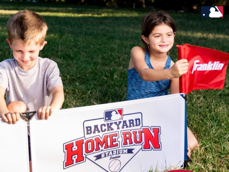 Franklin MLB Youth Backyard Home Run Stadium