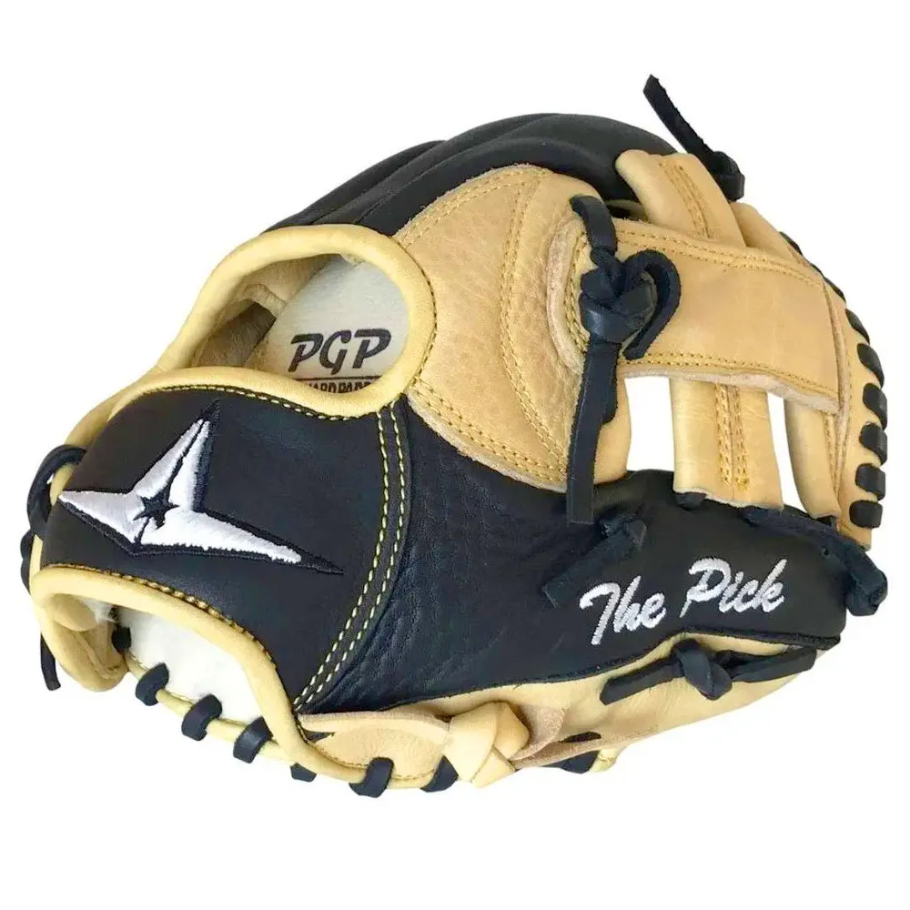 All Star FG100TM 9,5 Inch Training Mitt | Leather Baseball Fielder´s Practice Glove