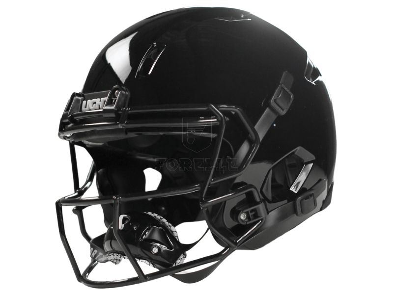 black leather football helmet Ohio State Buckeyes Alternate Authentic Speed Additional features include the Chromoly steel face mask that provides ideal balance VINTAGE 1940's Black Airlite Size