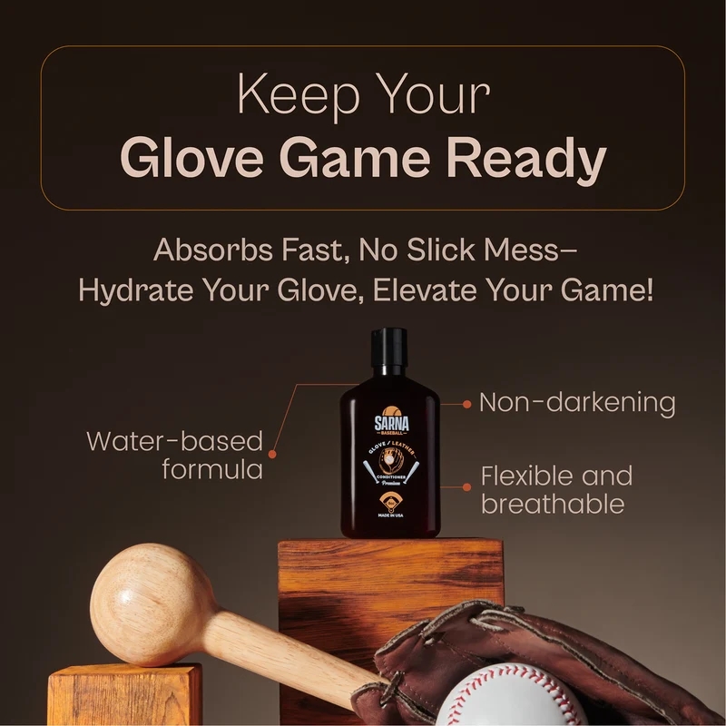 All Star GC8 Sarna Baseball Glove Lotion 8 oz. | Game-Ready Leather Treatment