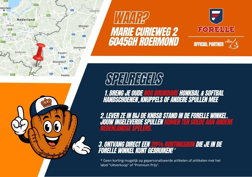 KNBSB Forelle Inzamelactie Flyer Achterkant