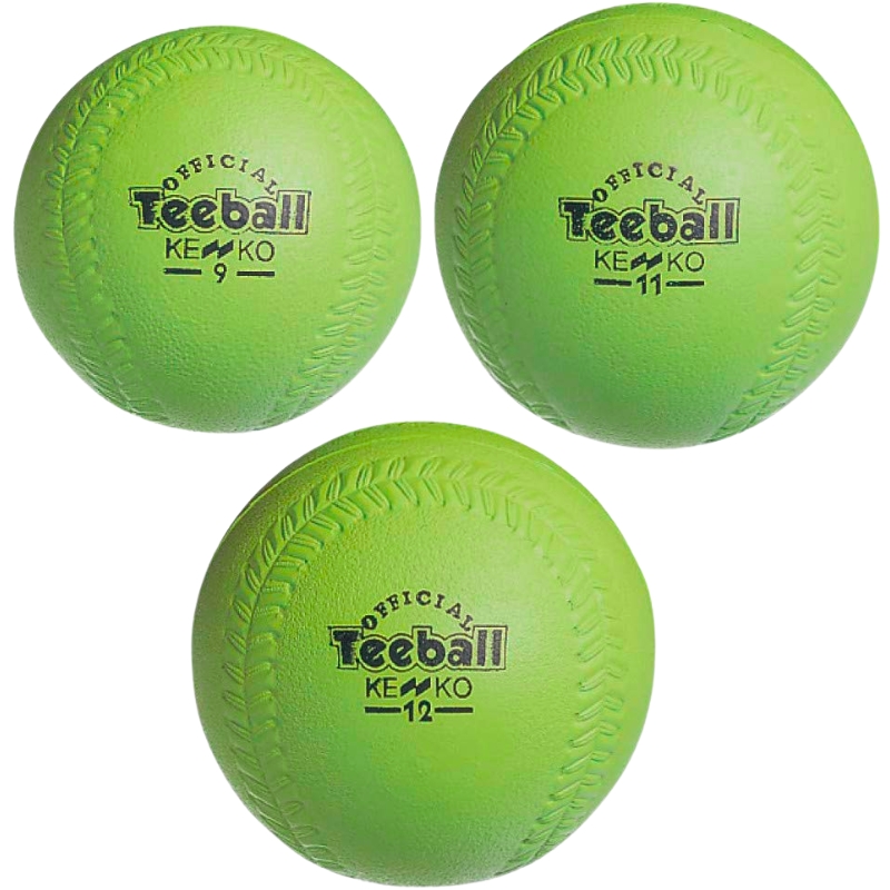 Kenko KT11 Polyurethane 2.7oz Tee Ball | Light Green Undersized Softball