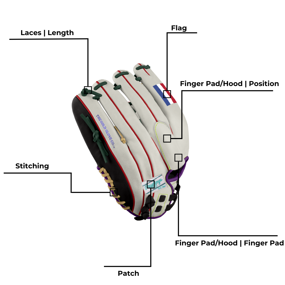 Rawlings Custom Pro Shop Liberty Advanced Leather Personalized Softball Glove