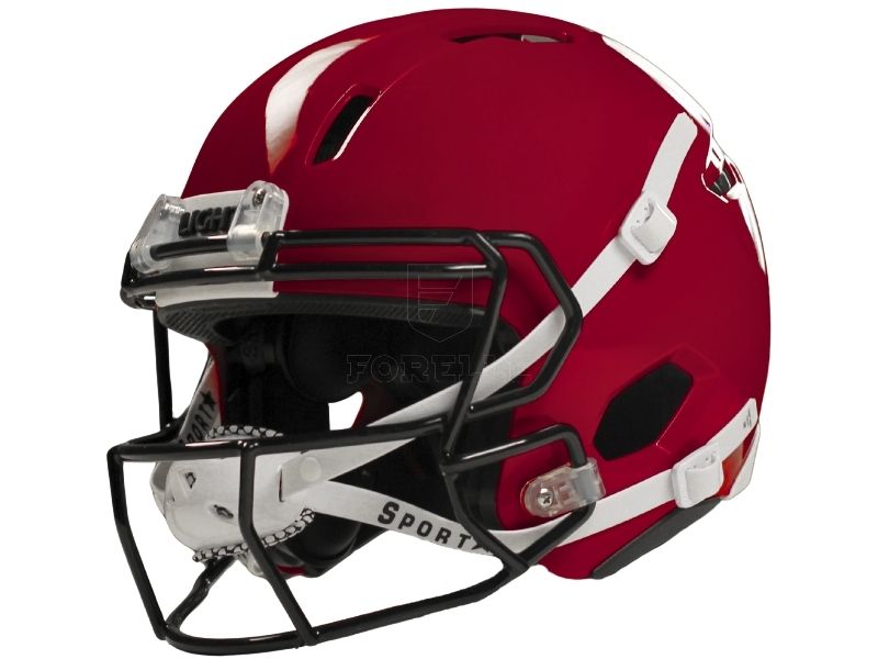 Light Apache Lightning Helmets - Painted S Cardinal