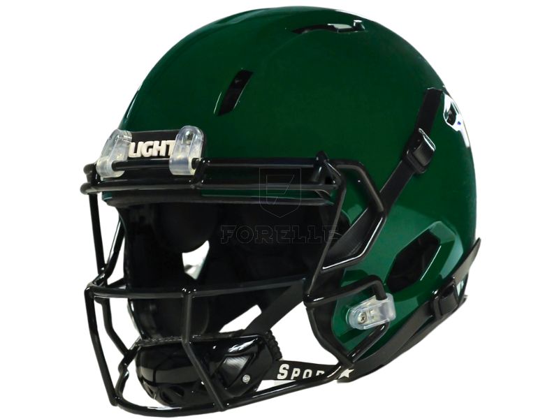 dark green football helmet Schutt Sports F7X-EGOP VI Facemask It also features the option of a Cam Does your helmet have a