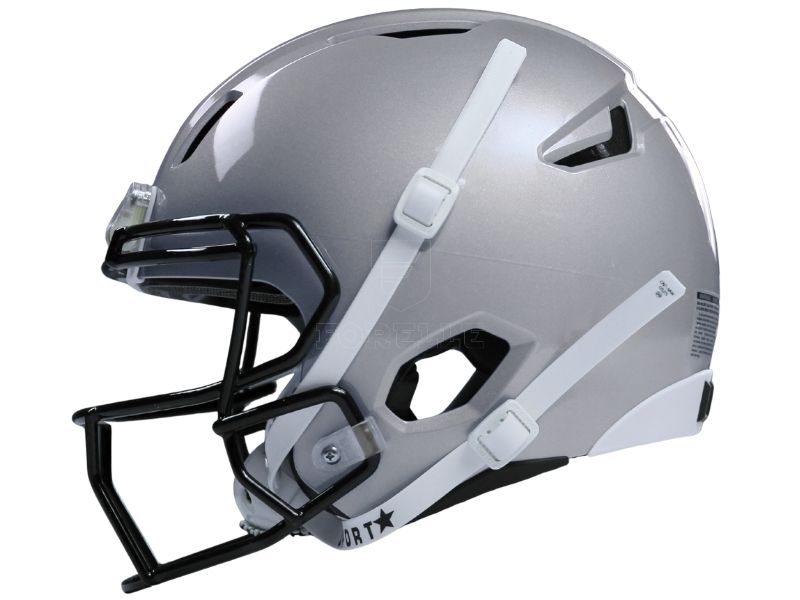 Light Apache Lightning Youth Helmets - Painted L Silver
