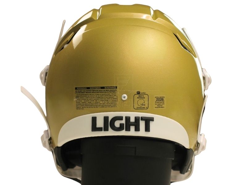 Light Apache Lightning Youth Helmets - Painted M Vegas Gold