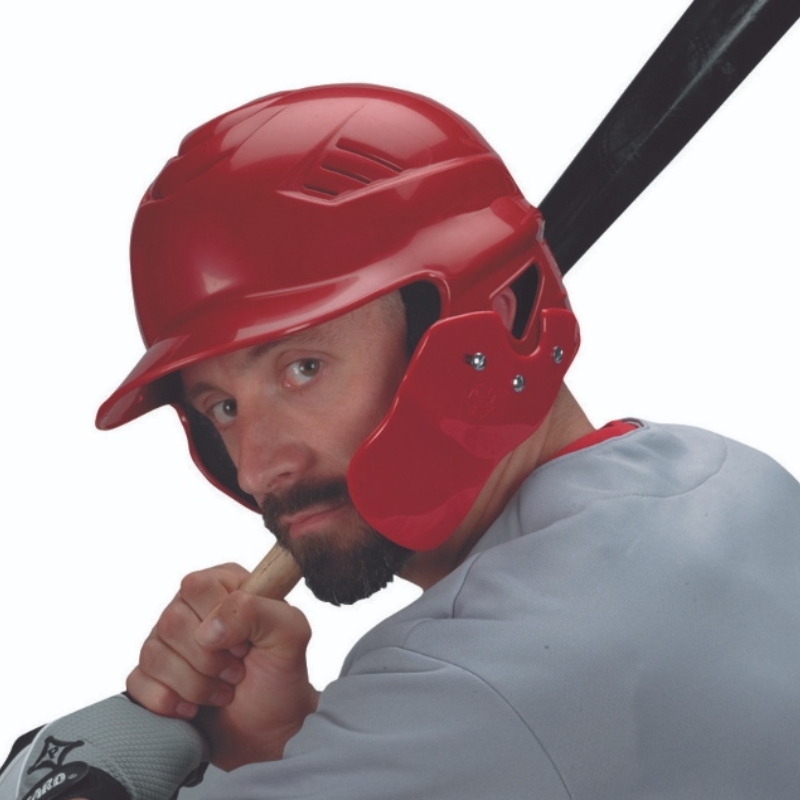Markwort C-Flap Cheek and Jaw Protection for Left Handed Baseball Batters