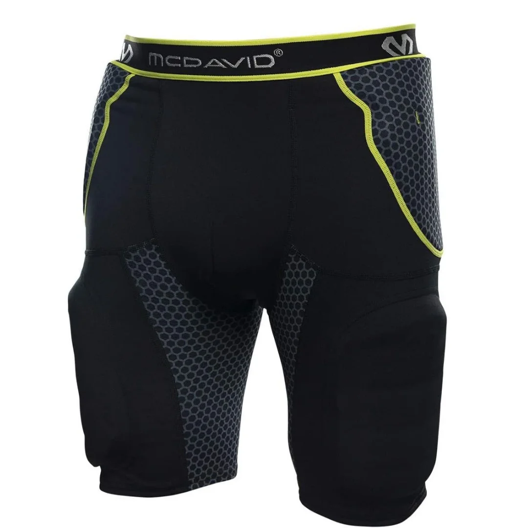 McDavid Rival Integrated Shirt With 5-Pad Protection - Grey Youth Medium, Shoulder Rib Spine Padding - View #11
