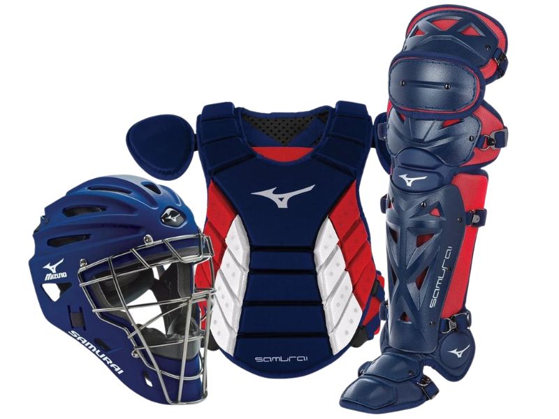Mizuno Samurai Mens Box Set - 16 Color Navy/Red