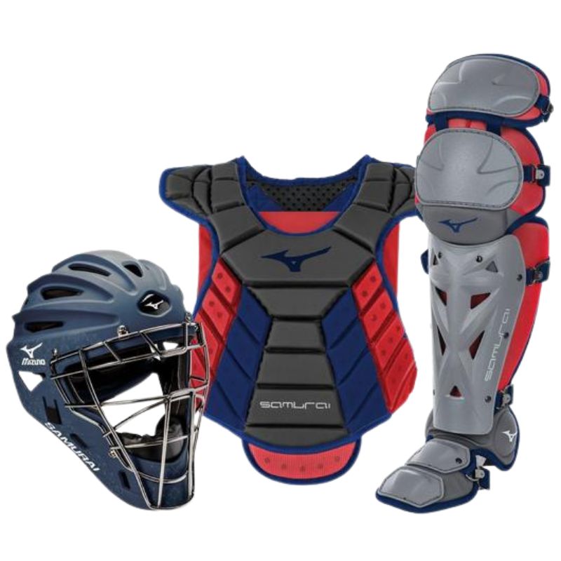 Mizuno Samurai Womens Box Set 13-14 Color Navy/Red