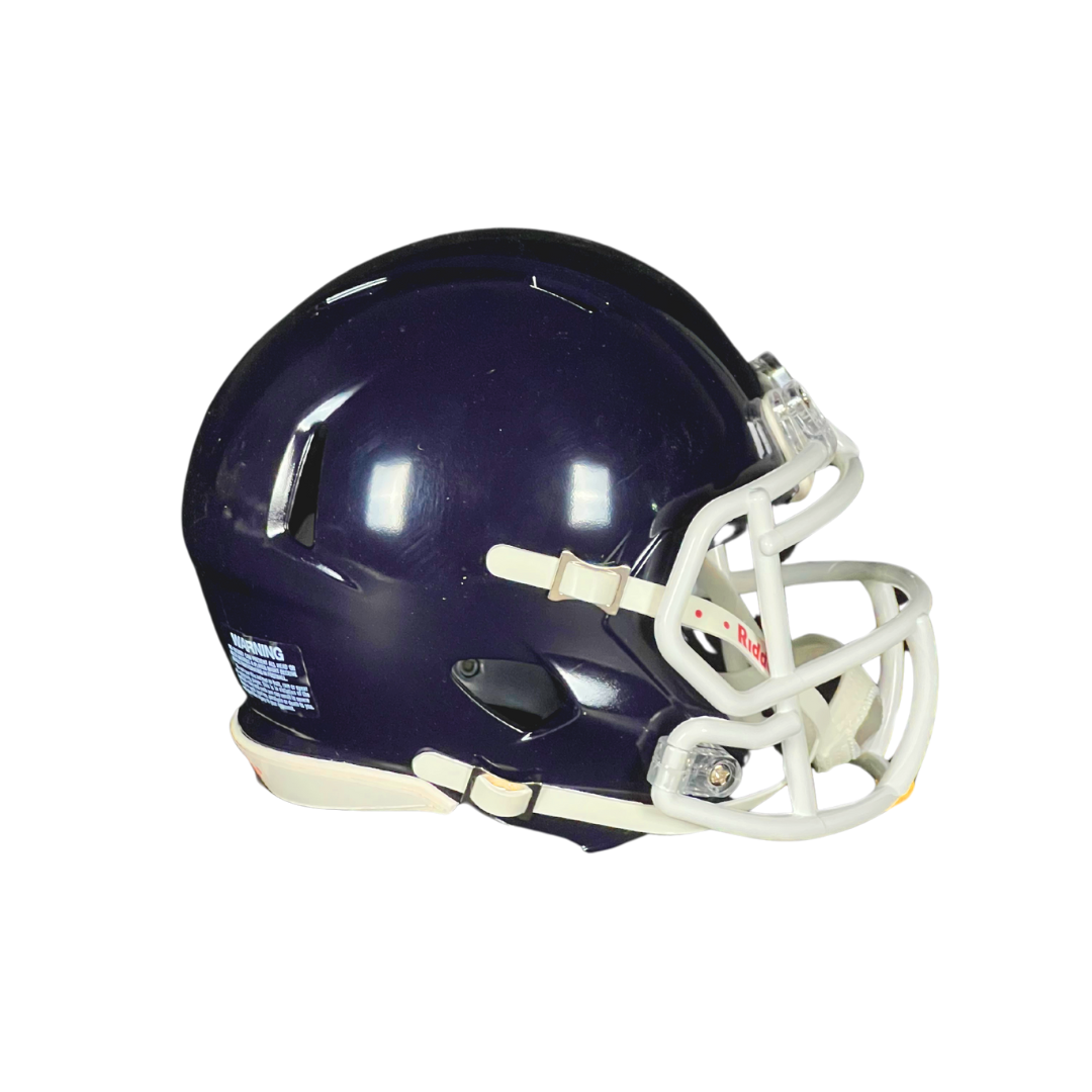 Riddell Custom Mini Helmet Color Navy/White