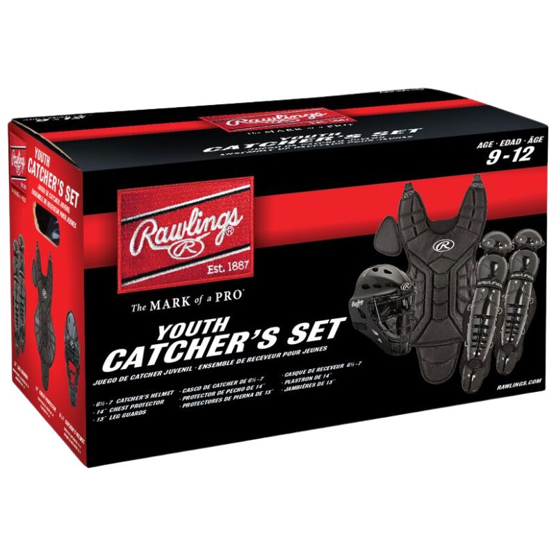 Rawlings Player Series Catcher Set (PLCSY) Youth Color Black