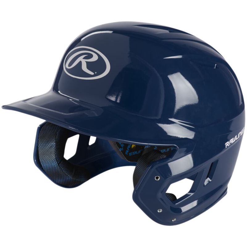 Rawlings MACH Gloss Batting Helmet Adult Navy