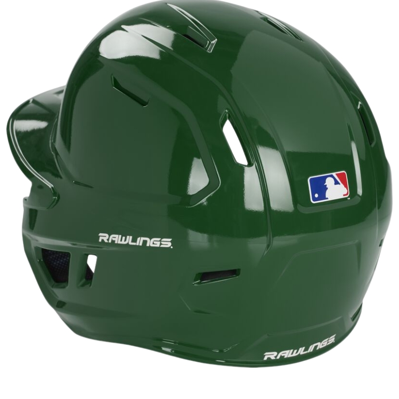Rawlings MACH Gloss Batting Helmet Adult Dark Green