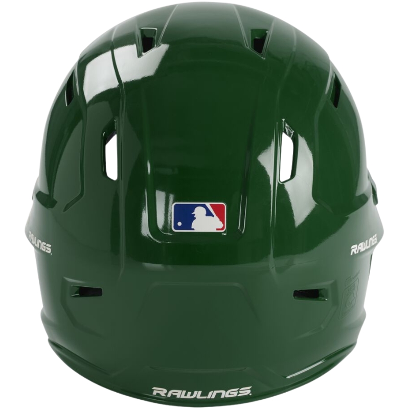 Rawlings MACH Gloss Batting Helmet Adult Dark Green