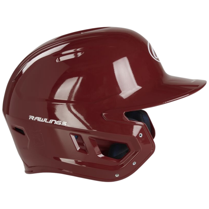 Rawlings MACH Gloss Batting Helmet Adult Scarlet