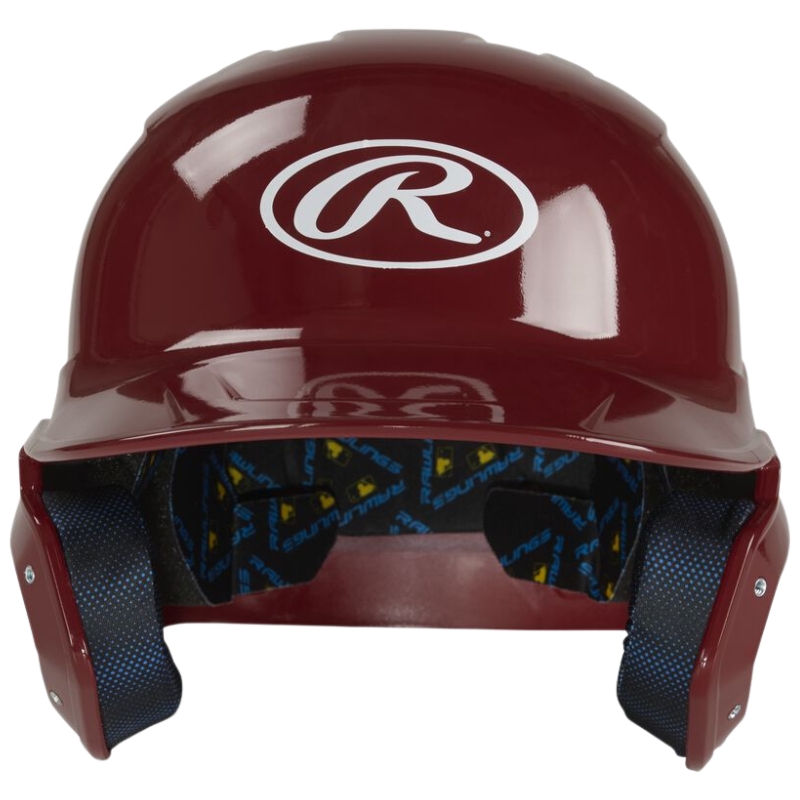Rawlings MACH Gloss Batting Helmet Adult Scarlet