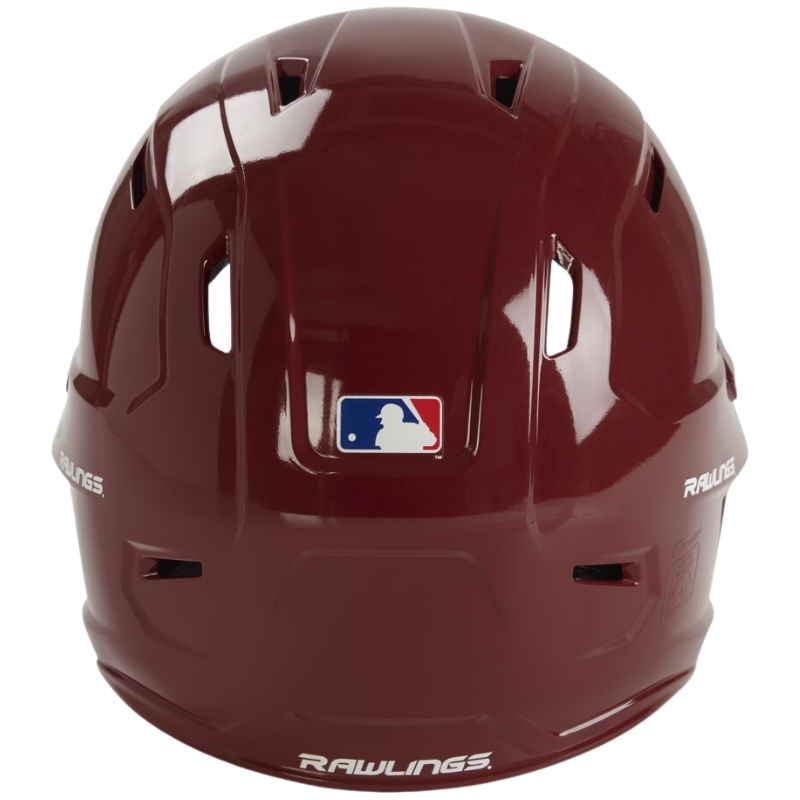 Rawlings MACH Gloss Batting Helmet Adult Scarlet