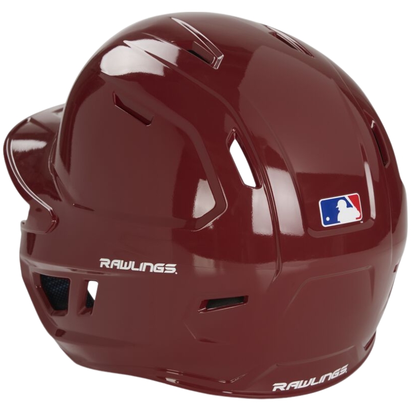 Rawlings MACH Gloss Batting Helmet Adult Scarlet