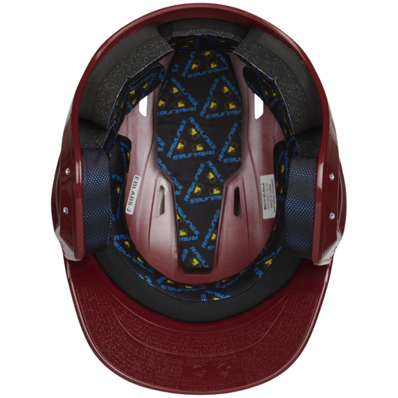 Rawlings MACH Gloss Batting Helmet Adult Scarlet