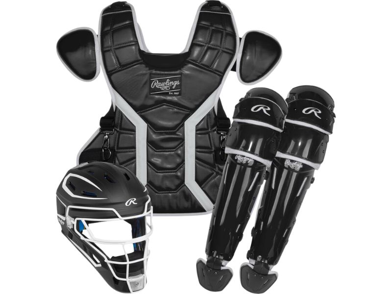 Rawlings MCHPROC Mach Pro Catchers Set M Black/White