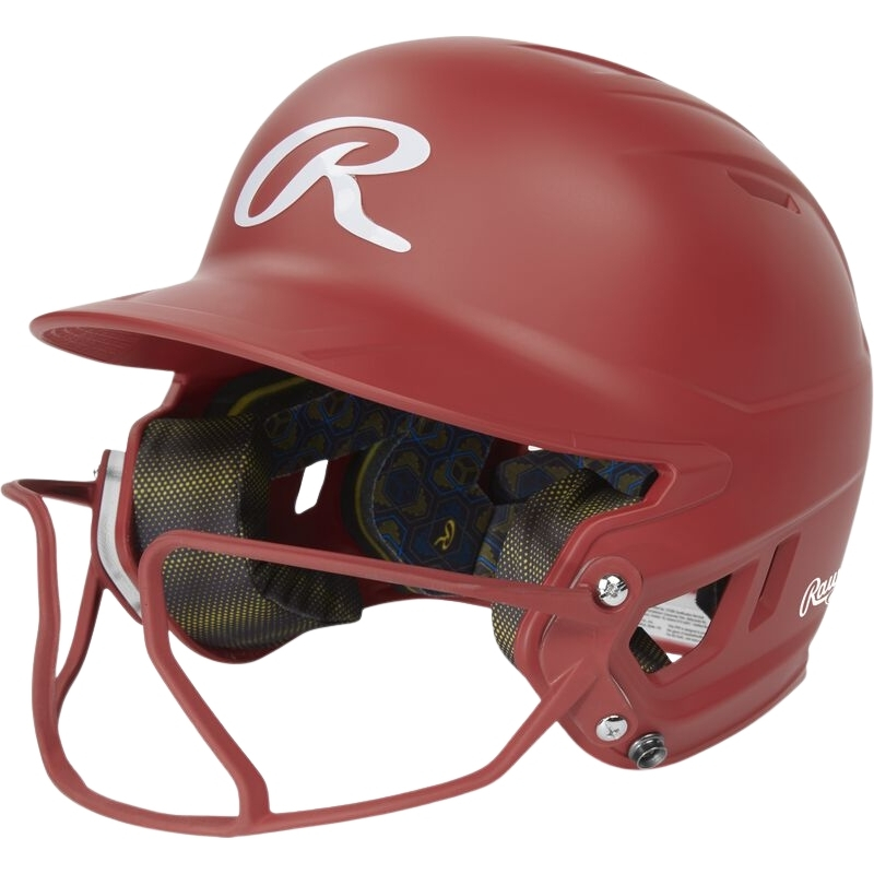 Rawlings MACH Softball Batting Helmet with Hi-Viz Face Guard